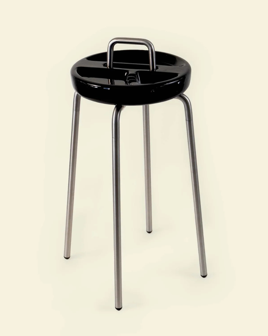 Side Table Ashtray (Color: Negro)