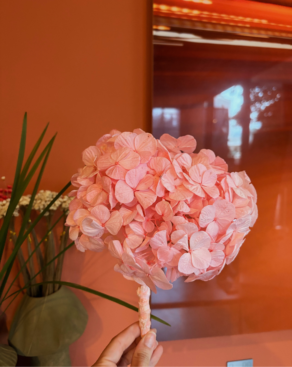 Hortensia Rosada Talla M