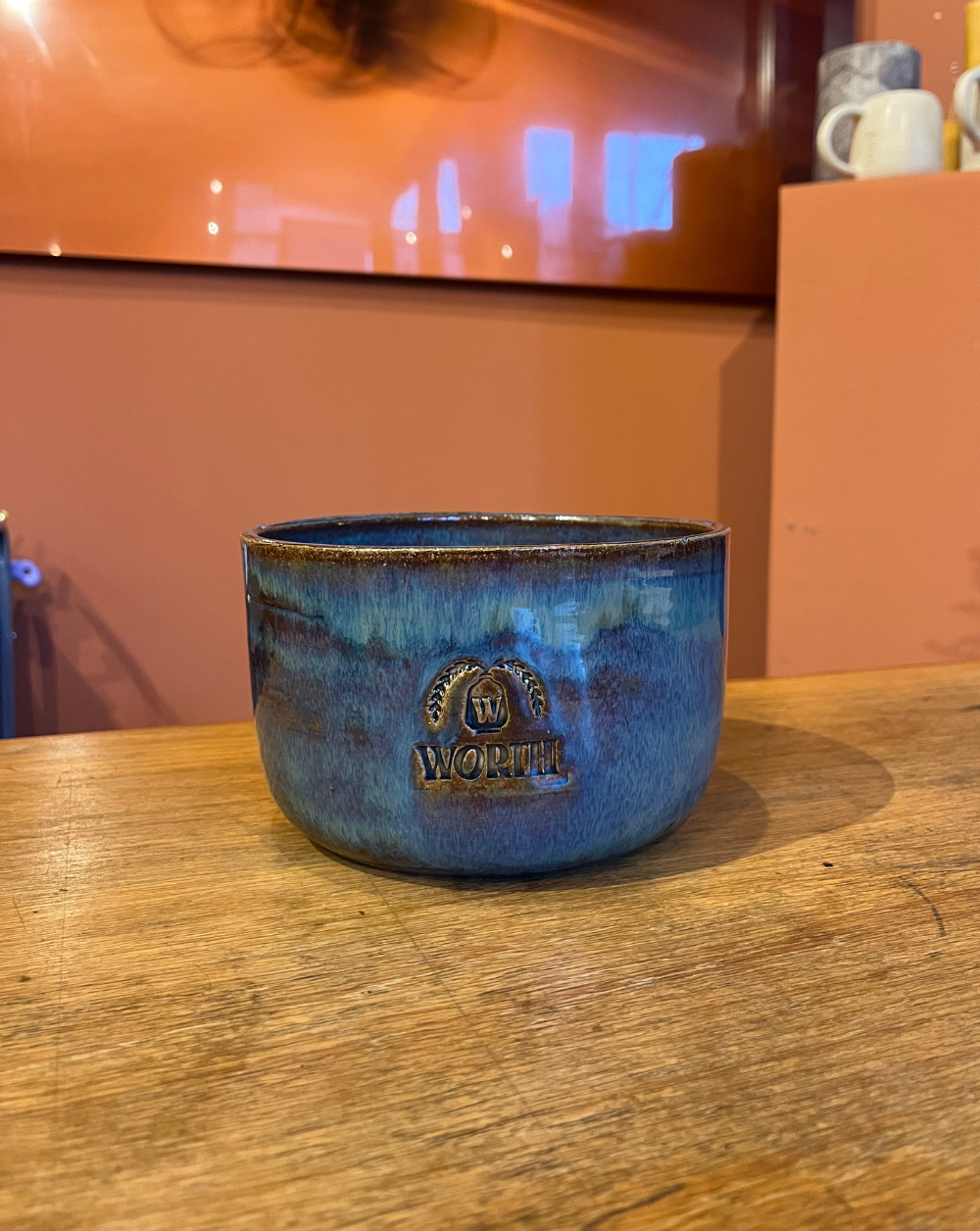 Pot Vase color Azul Metálico