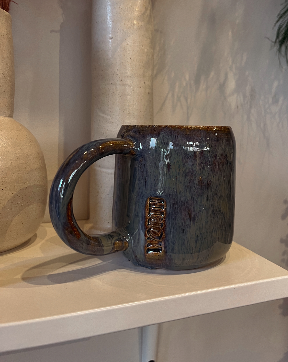 Mercedes Beer Mug color azul metálico