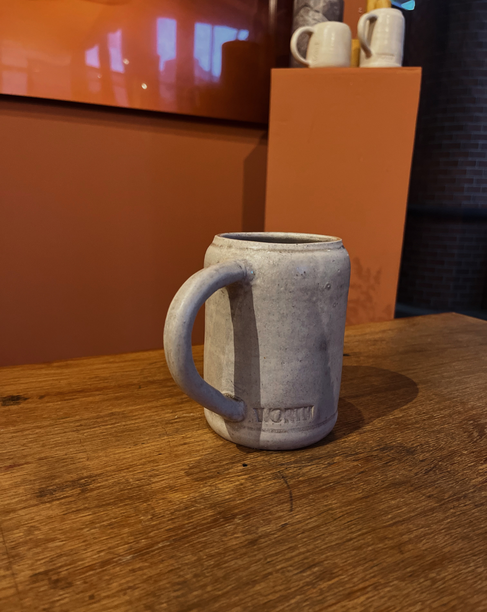 Enrique Beer Mug color crudo